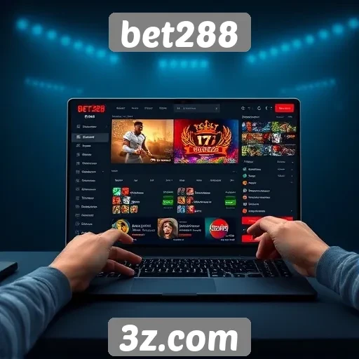 Navegação e usabilidade no bet288